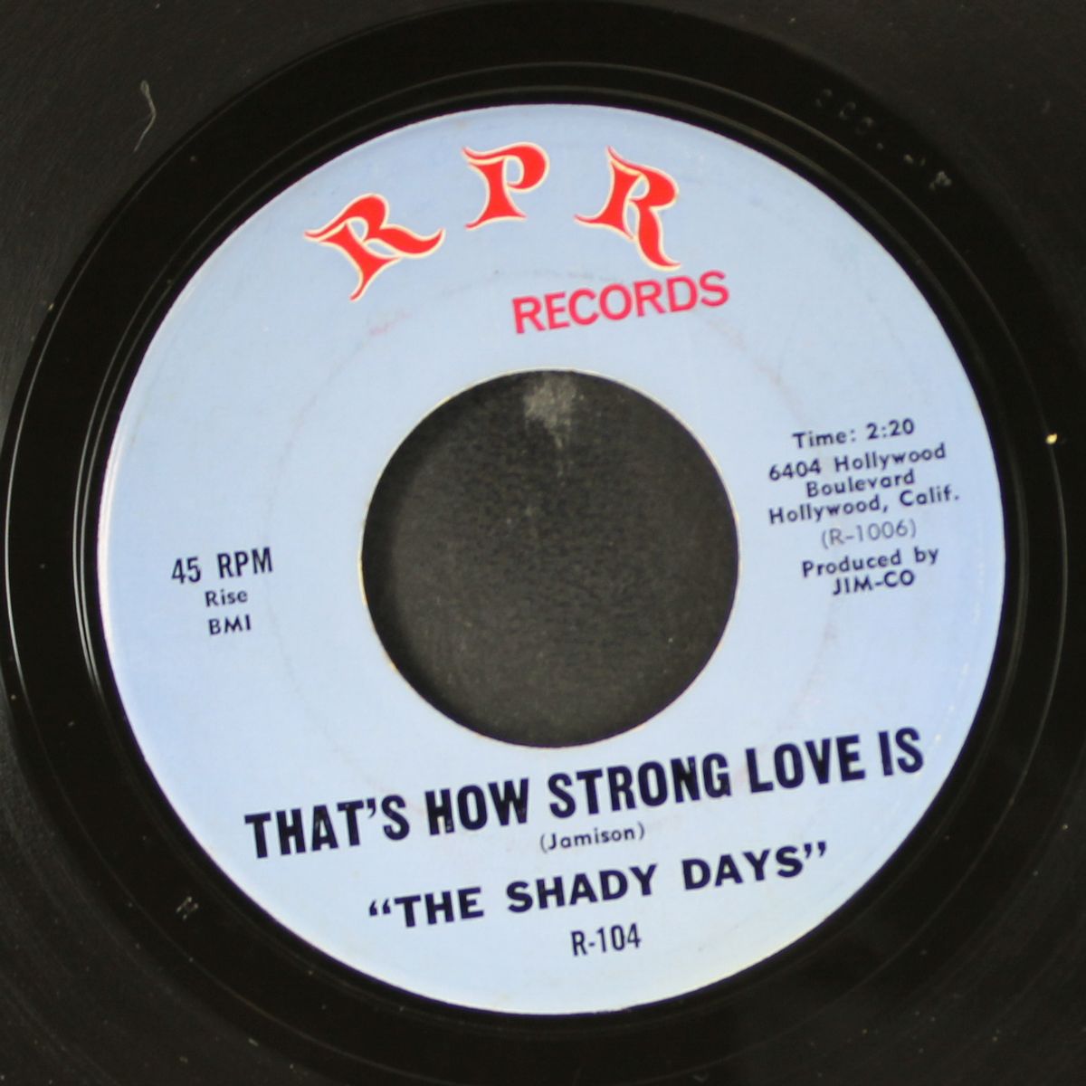 little girl / that's how strong love is by SHADY DAYS