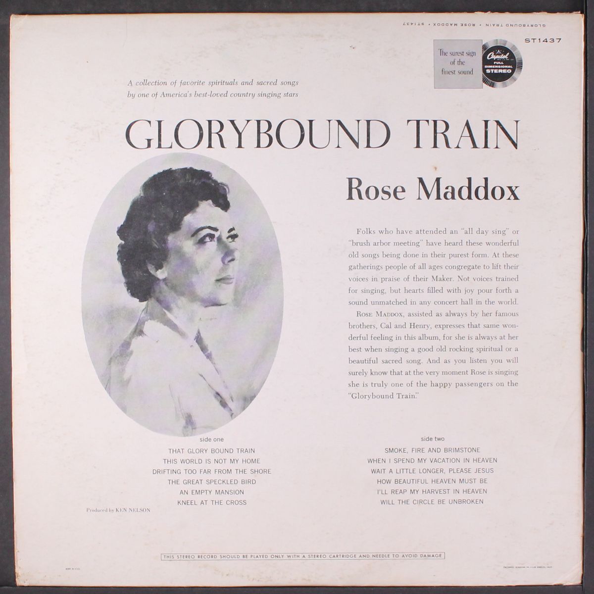 glorybound train by ROSE MADDOX