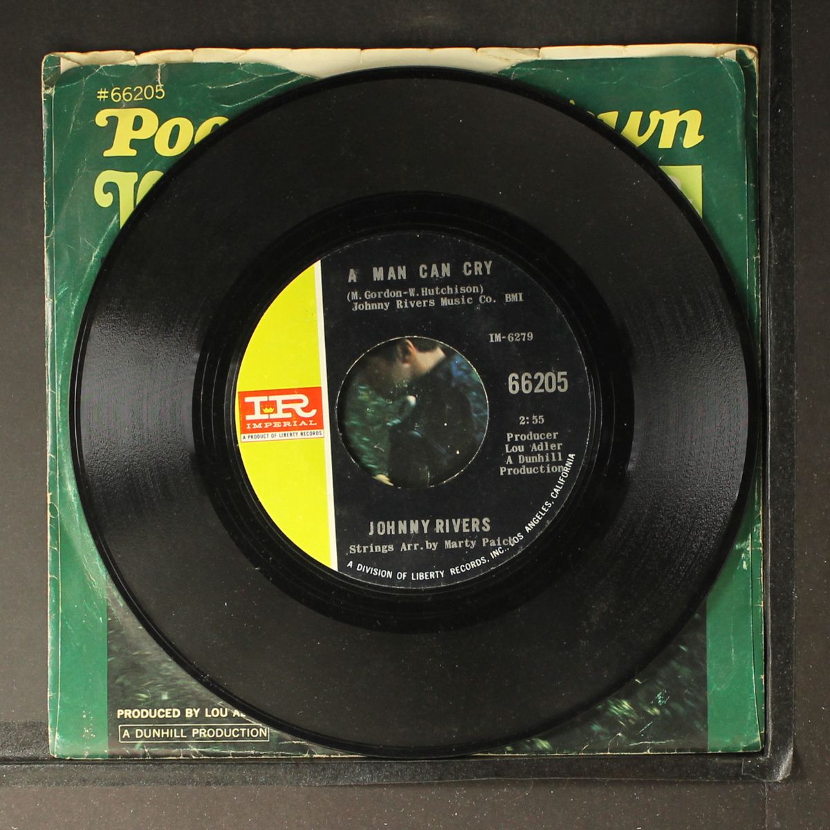 poor side of town / a man can cry by JOHNNY RIVERS