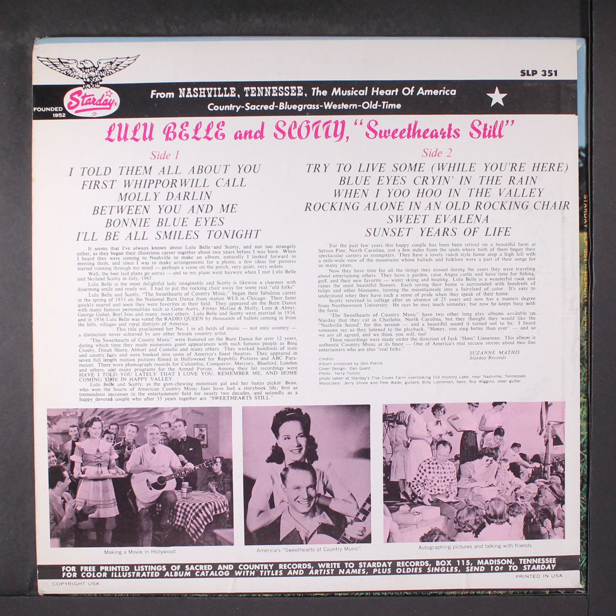 sweethearts still by LULU BELLE & SCOTTY