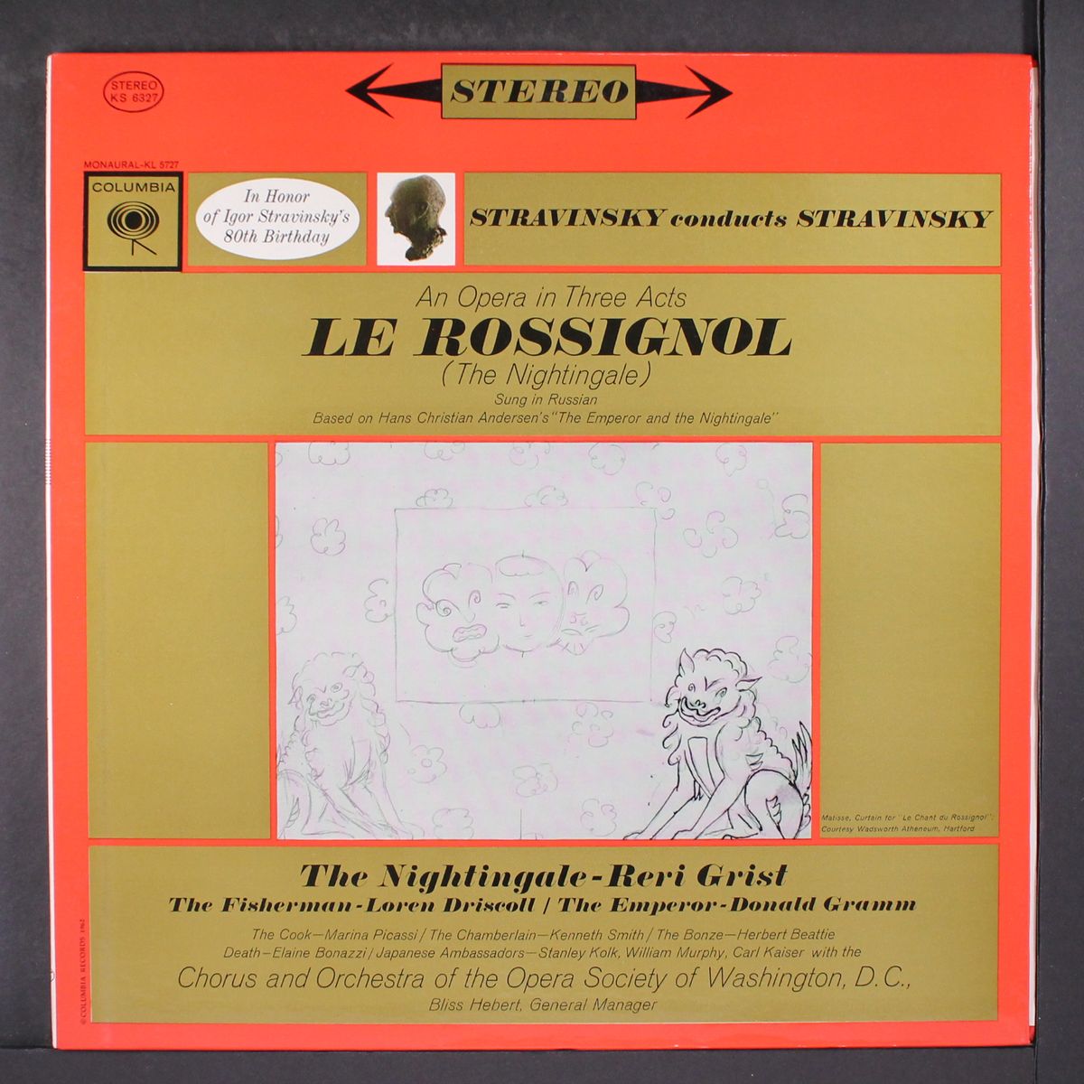 le rossignol by STRAVINSKY