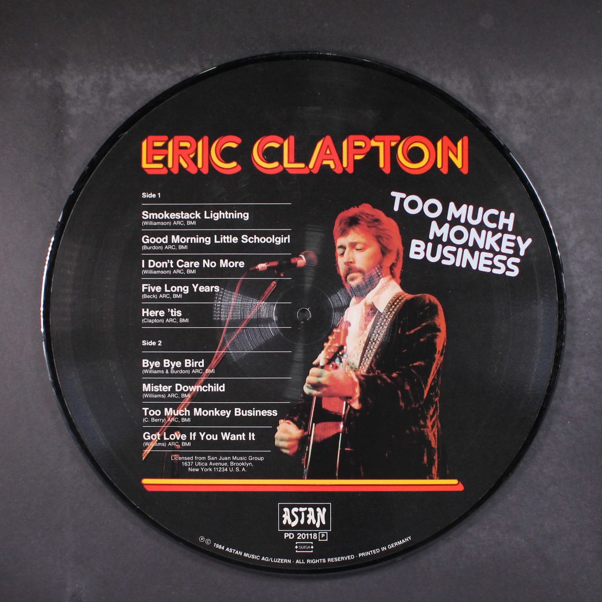 too much monkey business by ERIC CLAPTON