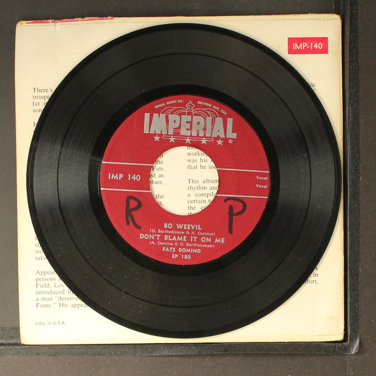 rock and rollin' with by FATS DOMINO