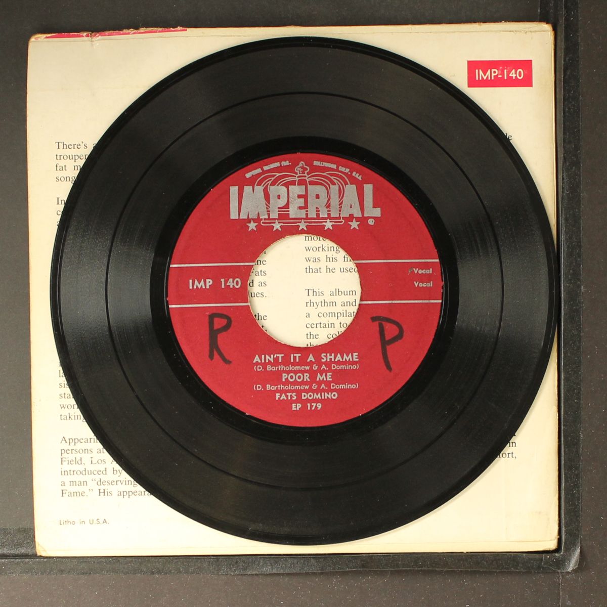 rock and rollin' with by FATS DOMINO