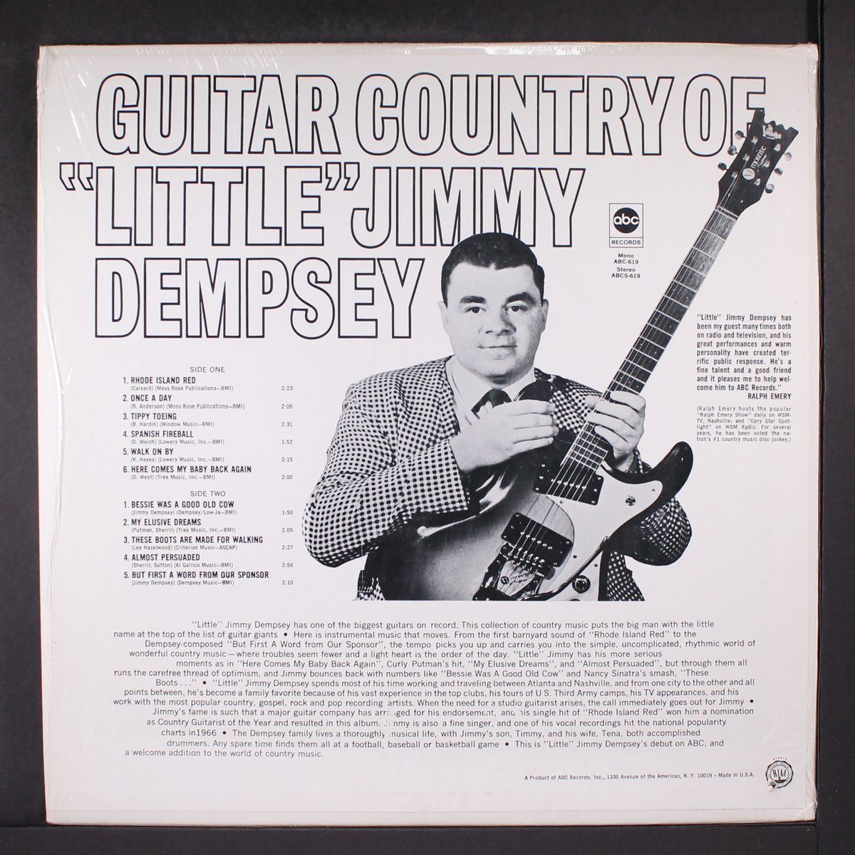guitar country of by LITTLE JIMMY DEMPSEY