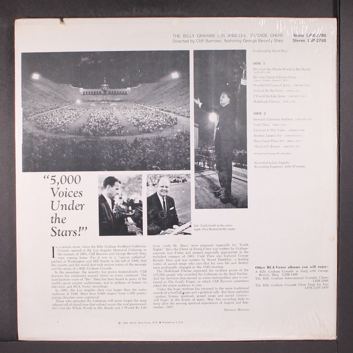 los angeles crusade choir by BILLY GRAHAM