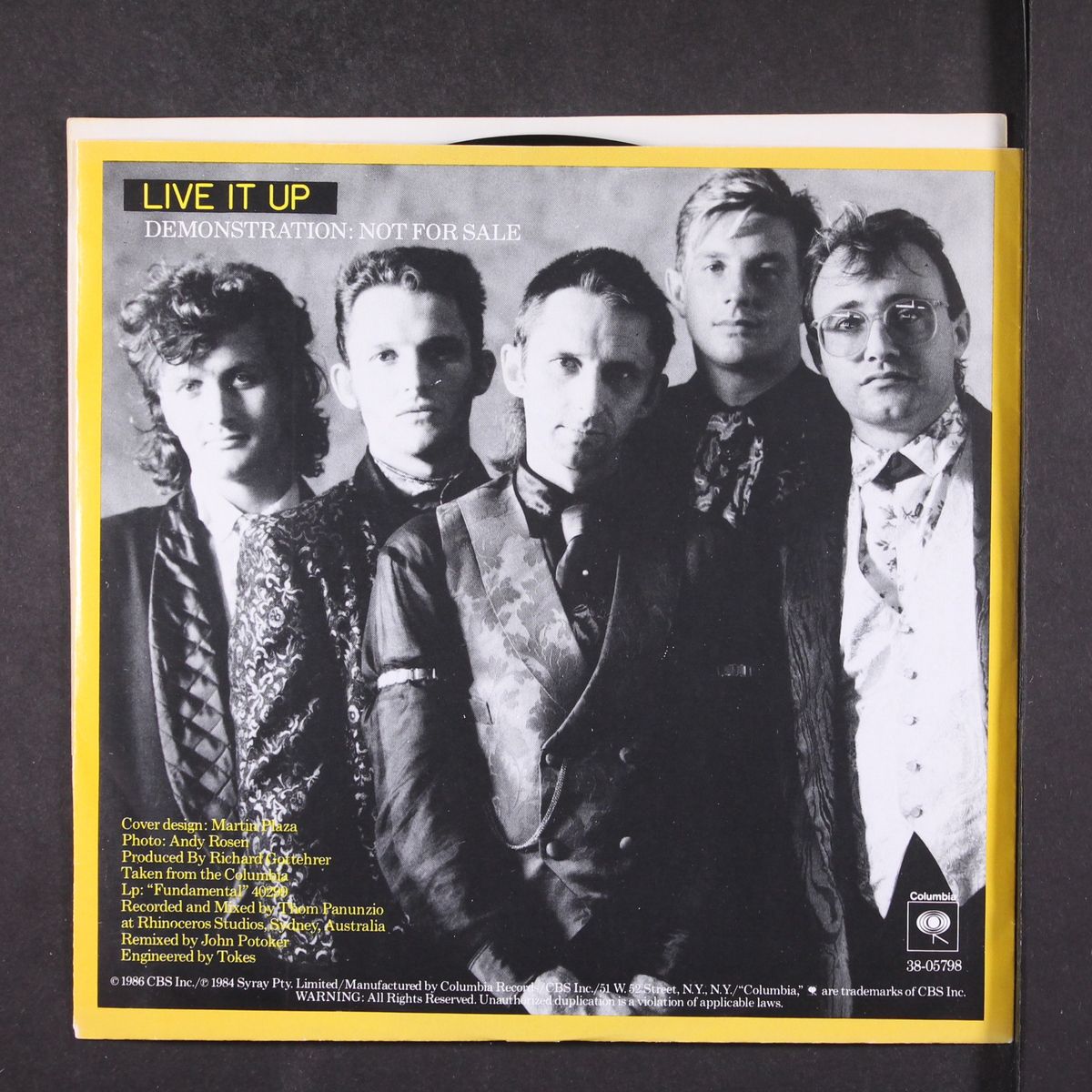 live it up by MENTAL AS ANYTHING