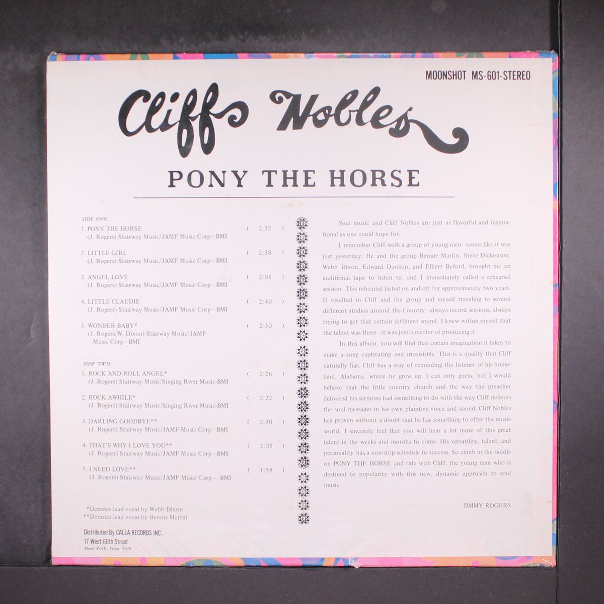 pony the horse by CLIFF NOBLES