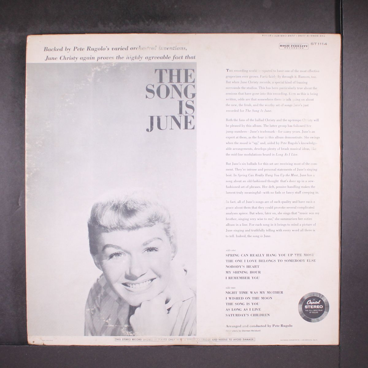 the song is june! by JUNE CHRISTY