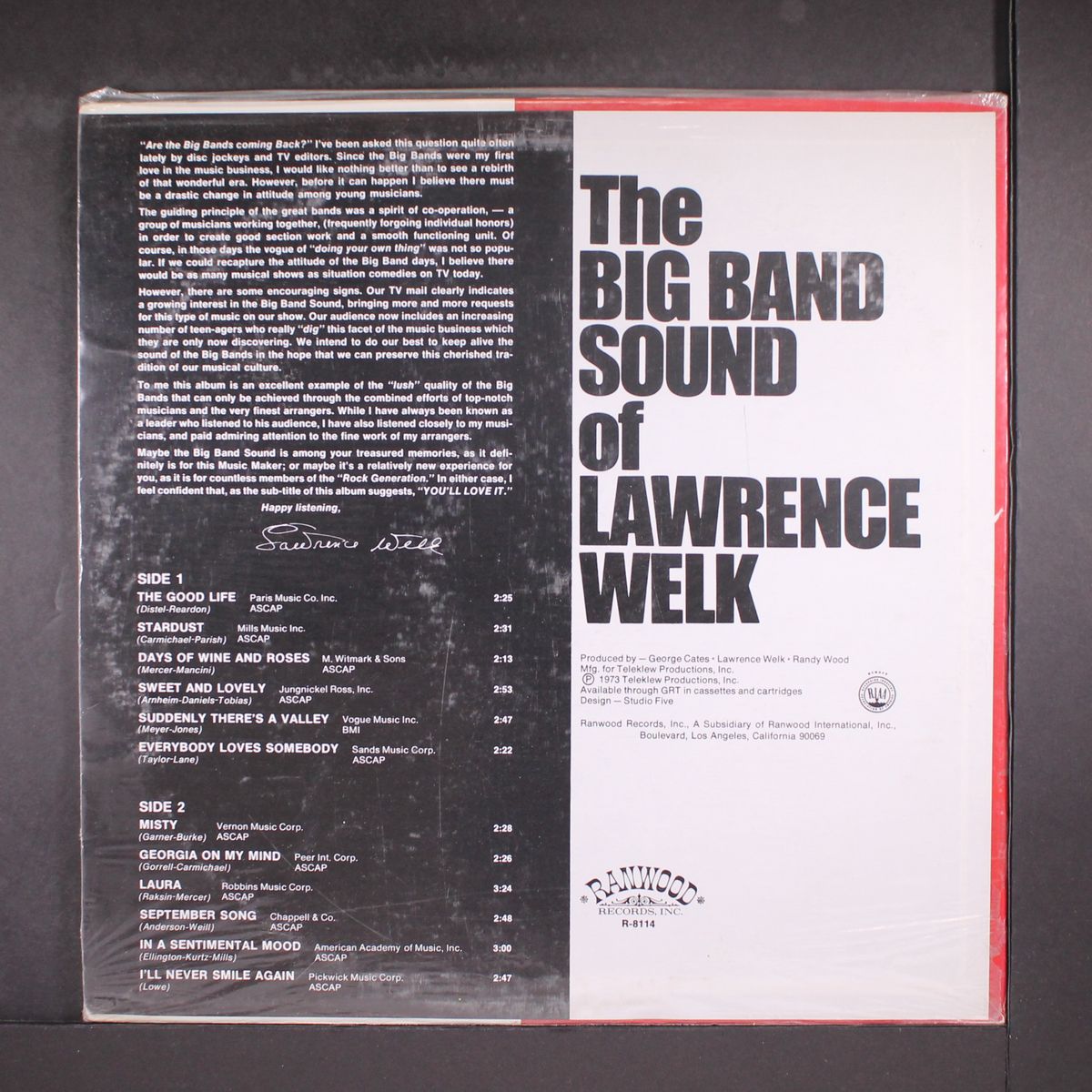 the big band sound by LAWRENCE WELK