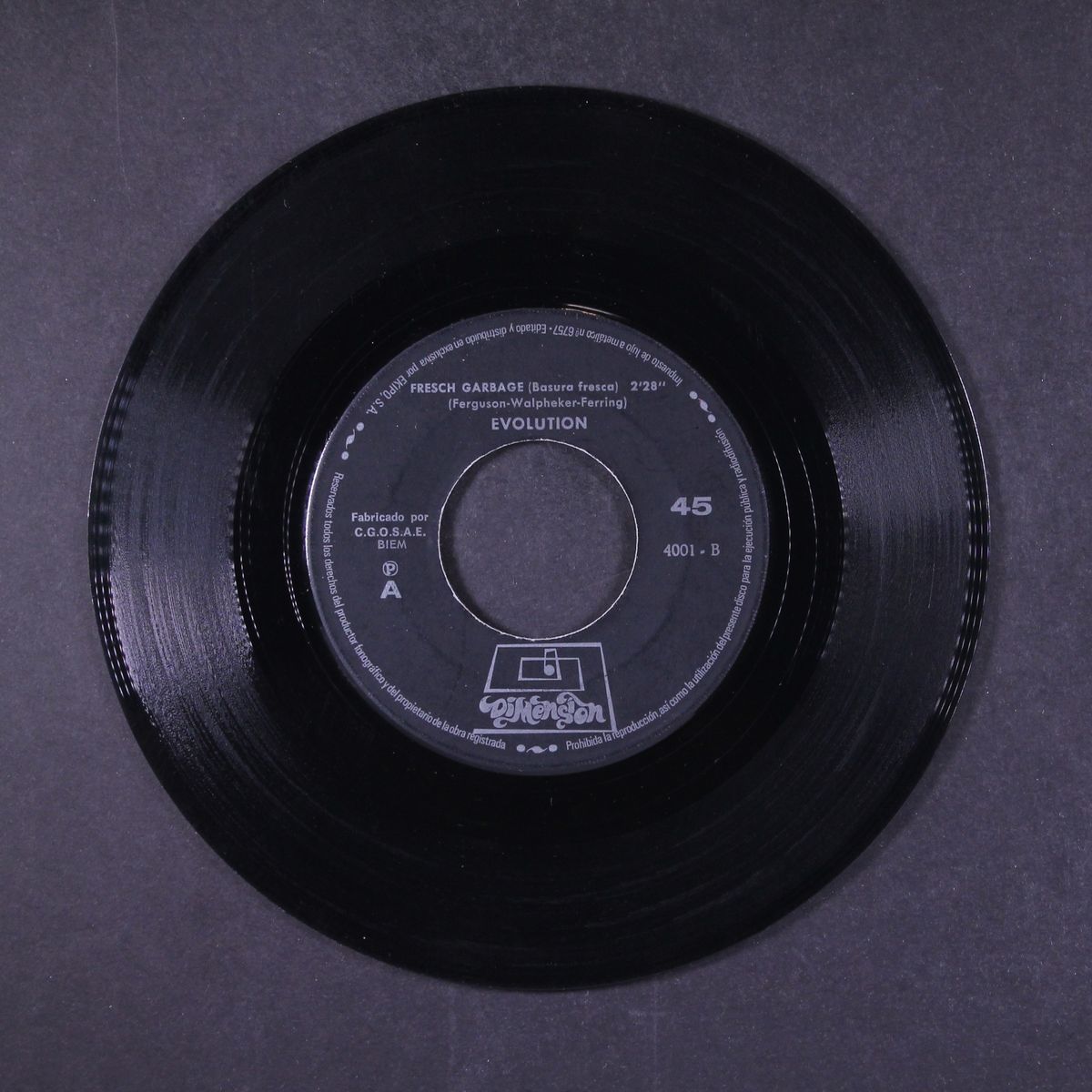 fresch garbage / you don't love me, baby by EVOLUTION