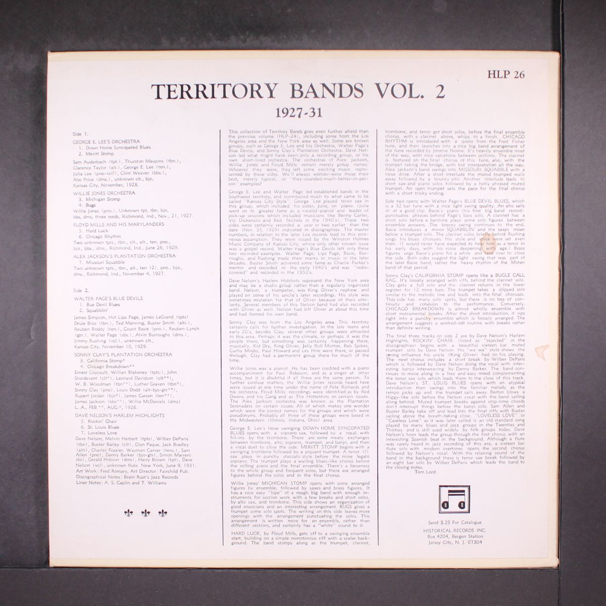 territory bands, 1927-1931 by VARIOUS
