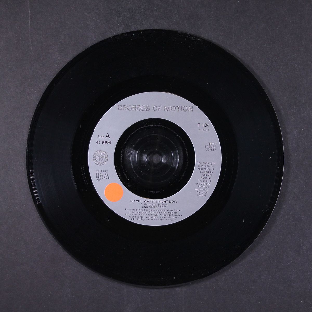 do you want it right now by DEGREES OF MOTION