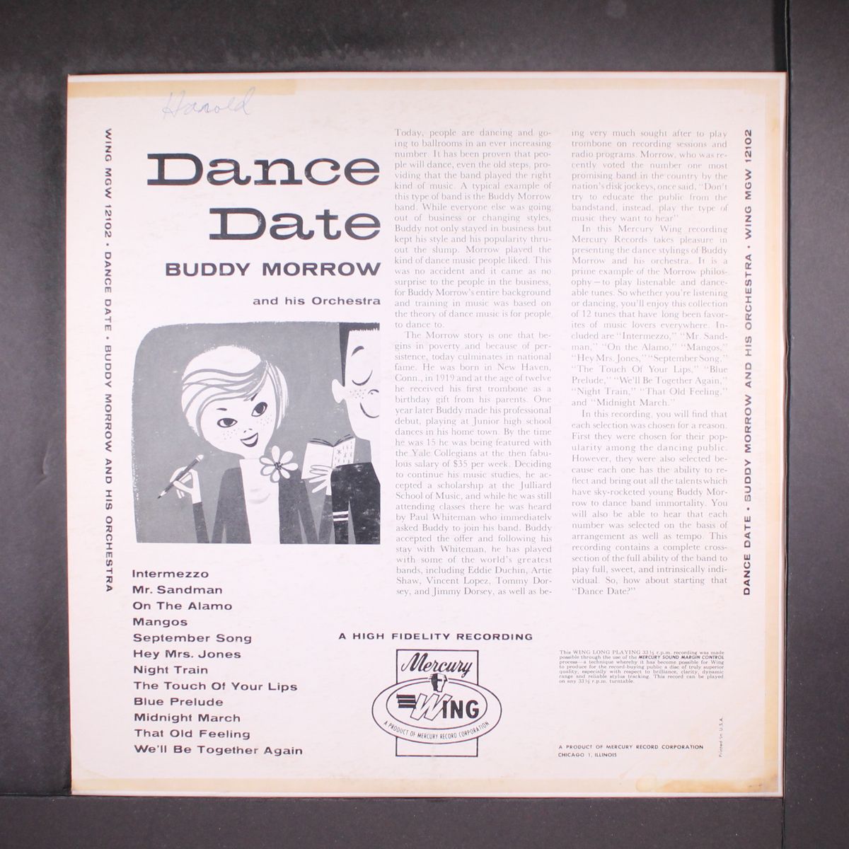 dance date! by BUDDY MORROW