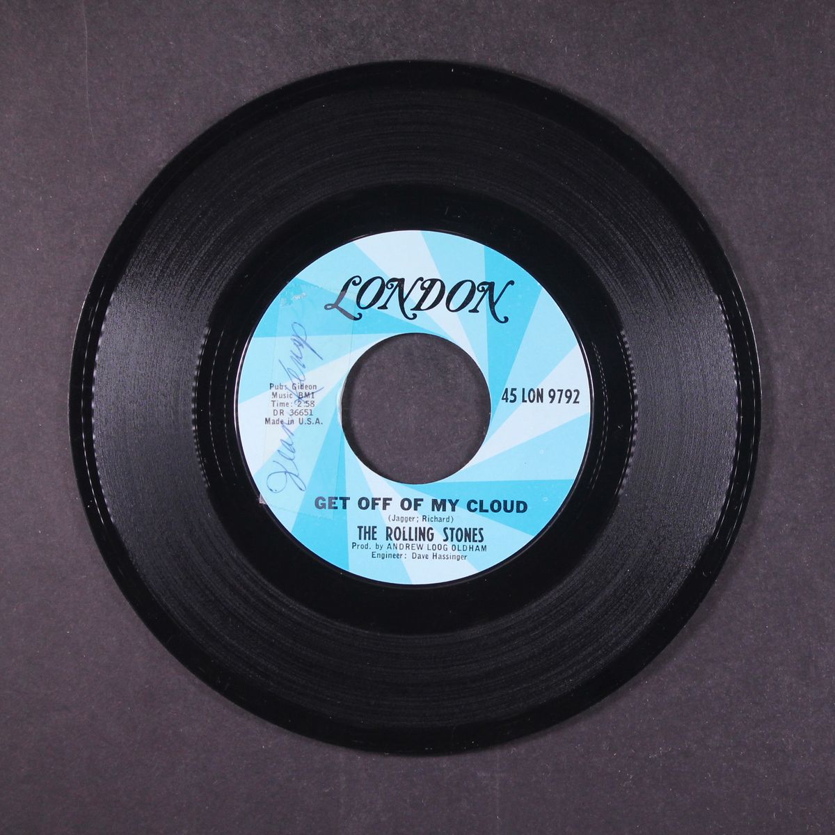 get off of my cloud / i'm free by ROLLING STONES