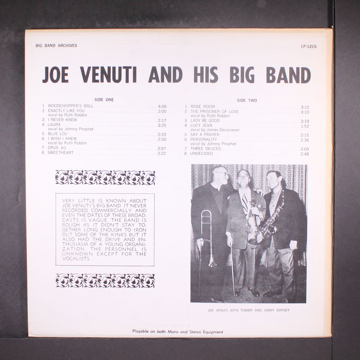 joe venuti and his big band by JOE VENUTI
