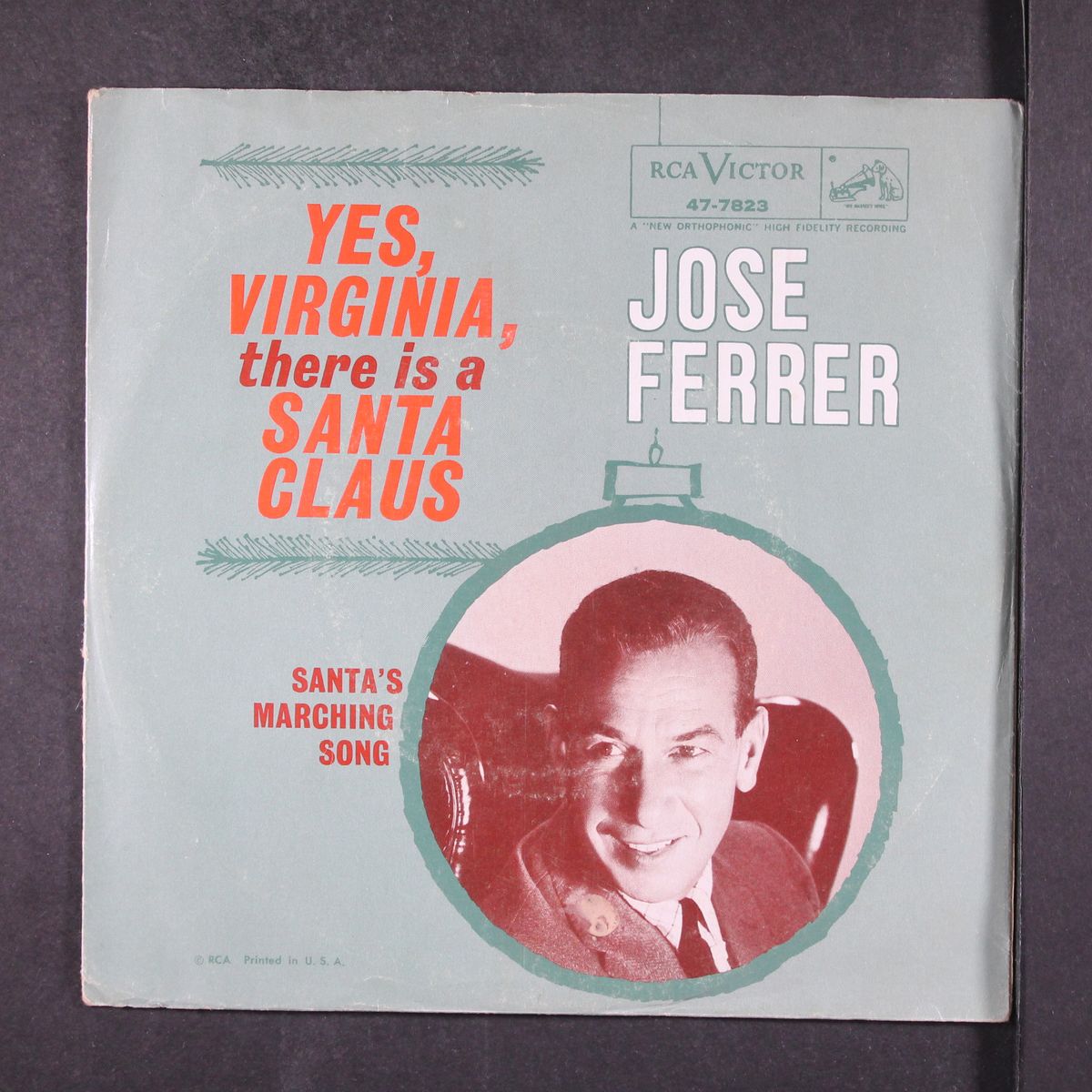 yes, virginia, there is a santa claus / santa's marching song by JOSE FERRER
