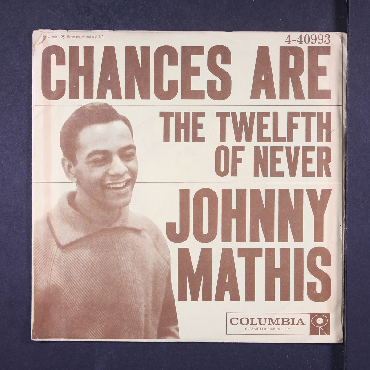 chances are by JOHNNY MATHIS