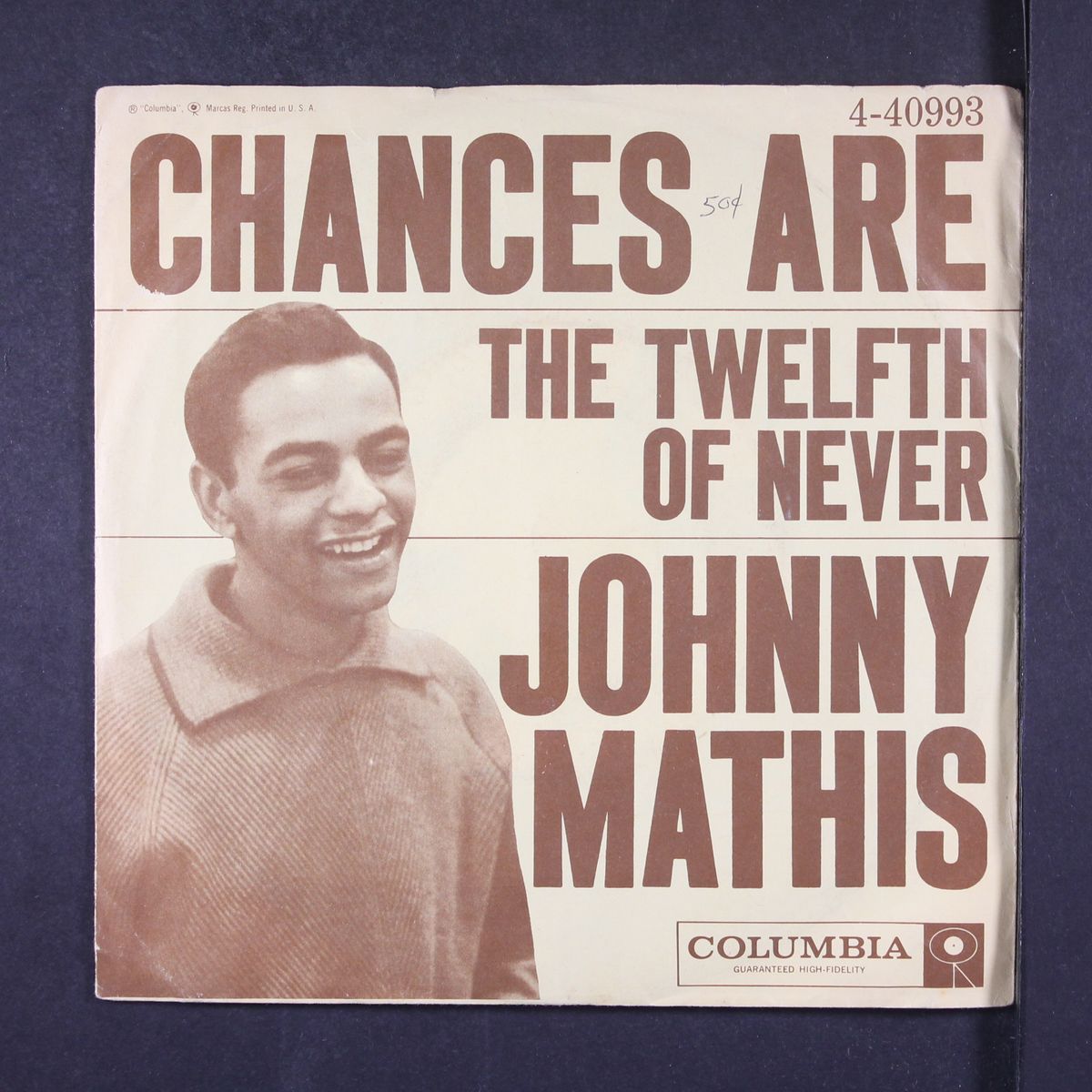chances are by JOHNNY MATHIS