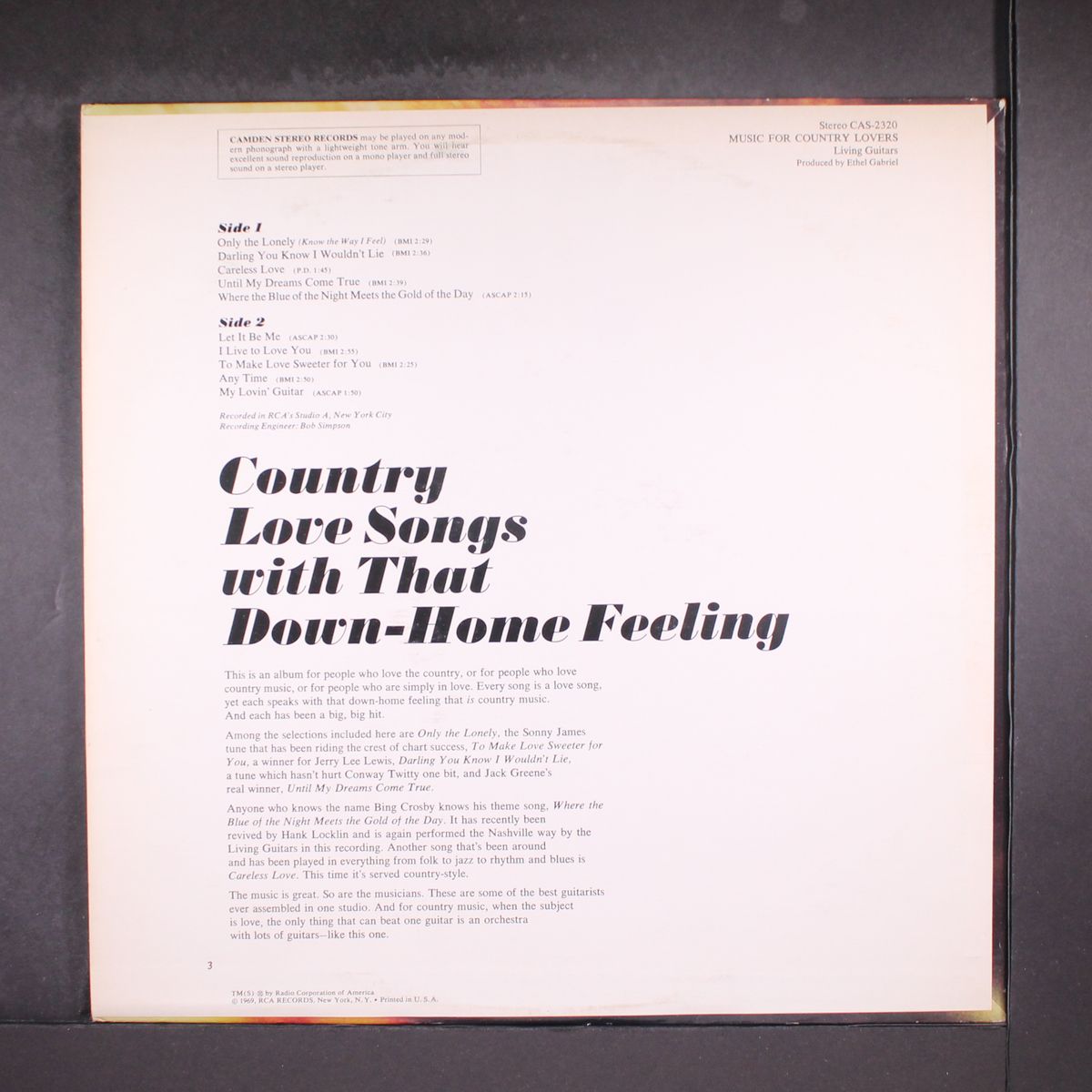 music for country lovers by LIVING GUITARS