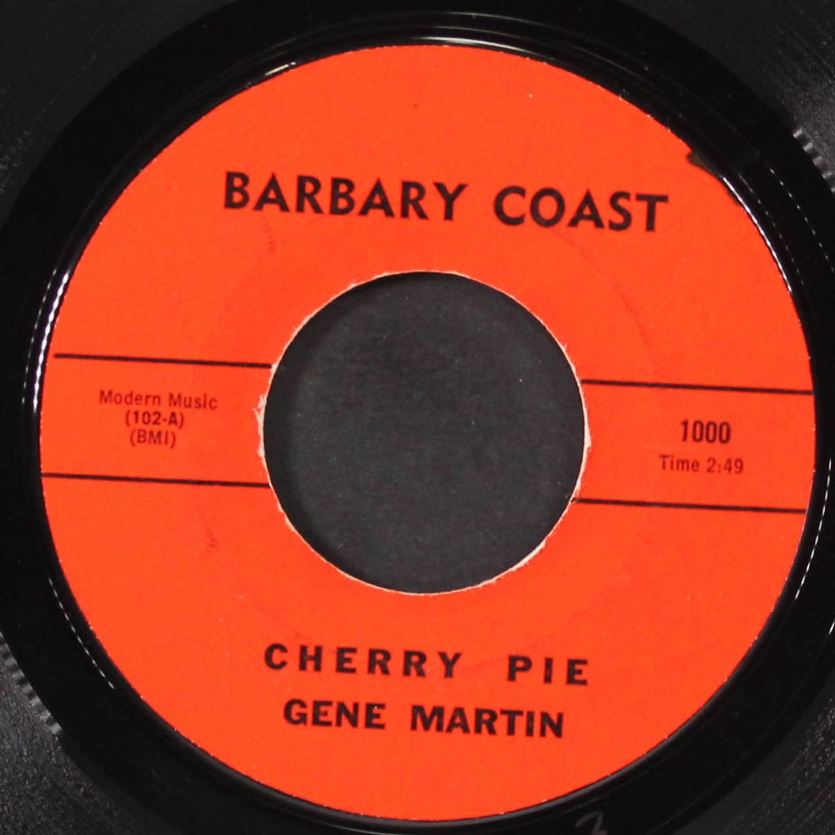 cherry pie / dang me by GENE MARTIN