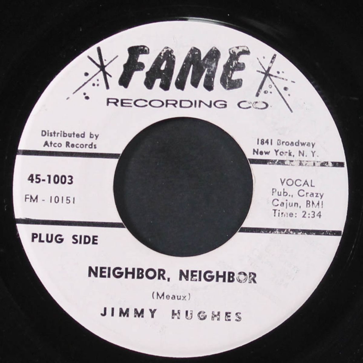 neighbor, neighbor / it's a good thing by JIMMY HUGHES