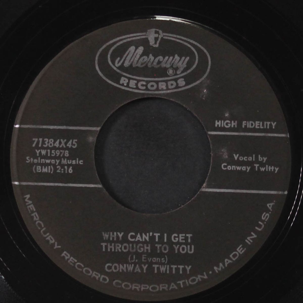 double talk baby / why can't i get through to you by CONWAY TWITTY