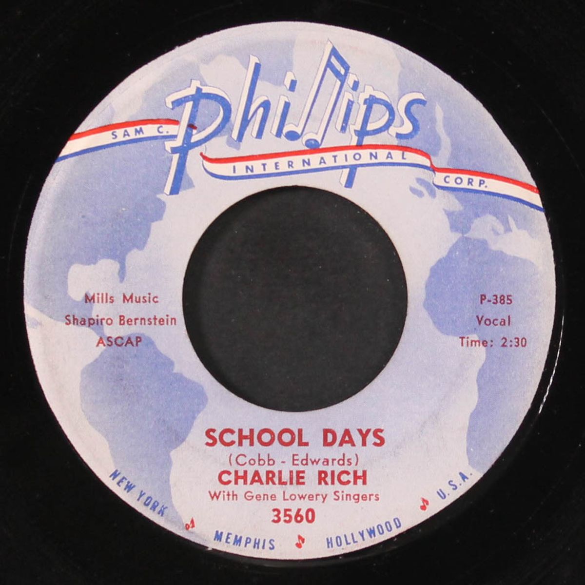 school days / gonna be waitin' by CHARLIE RICH