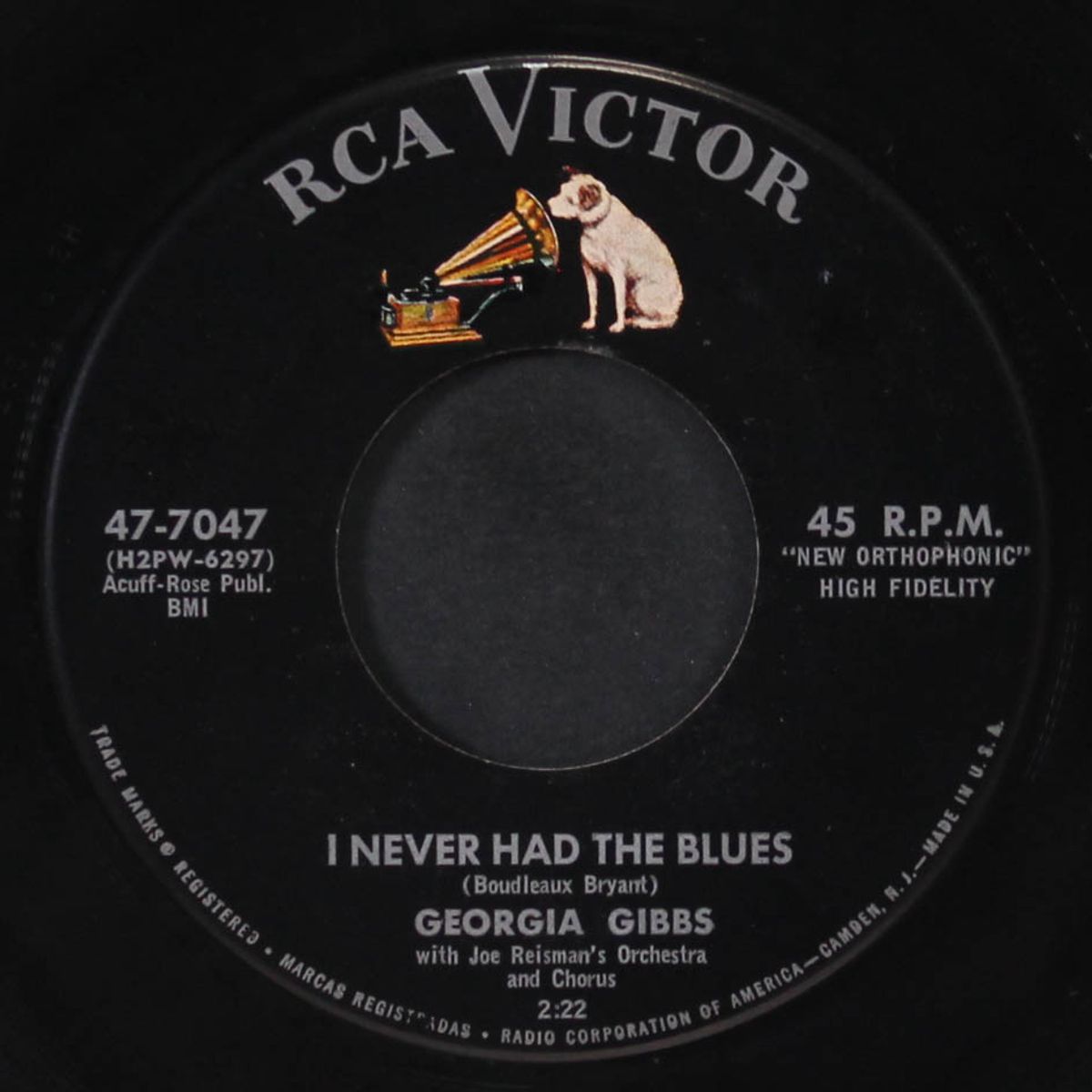 fun lovin' baby / i never had the blues by GEORGIA GIBBS