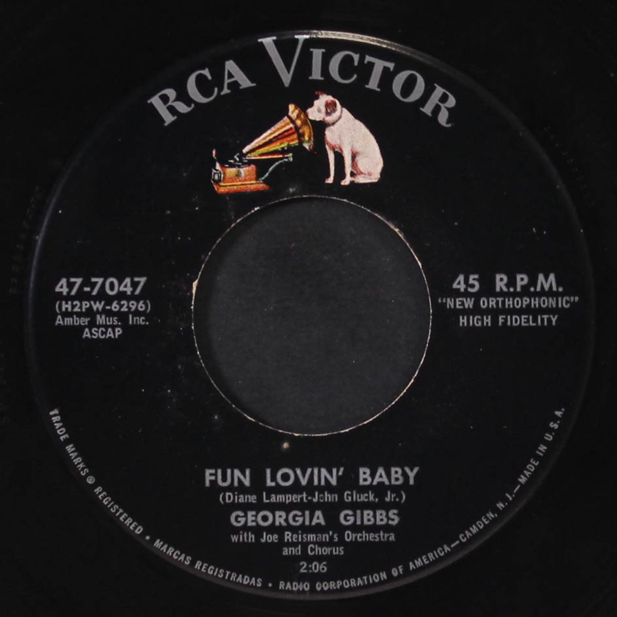 fun lovin' baby / i never had the blues by GEORGIA GIBBS