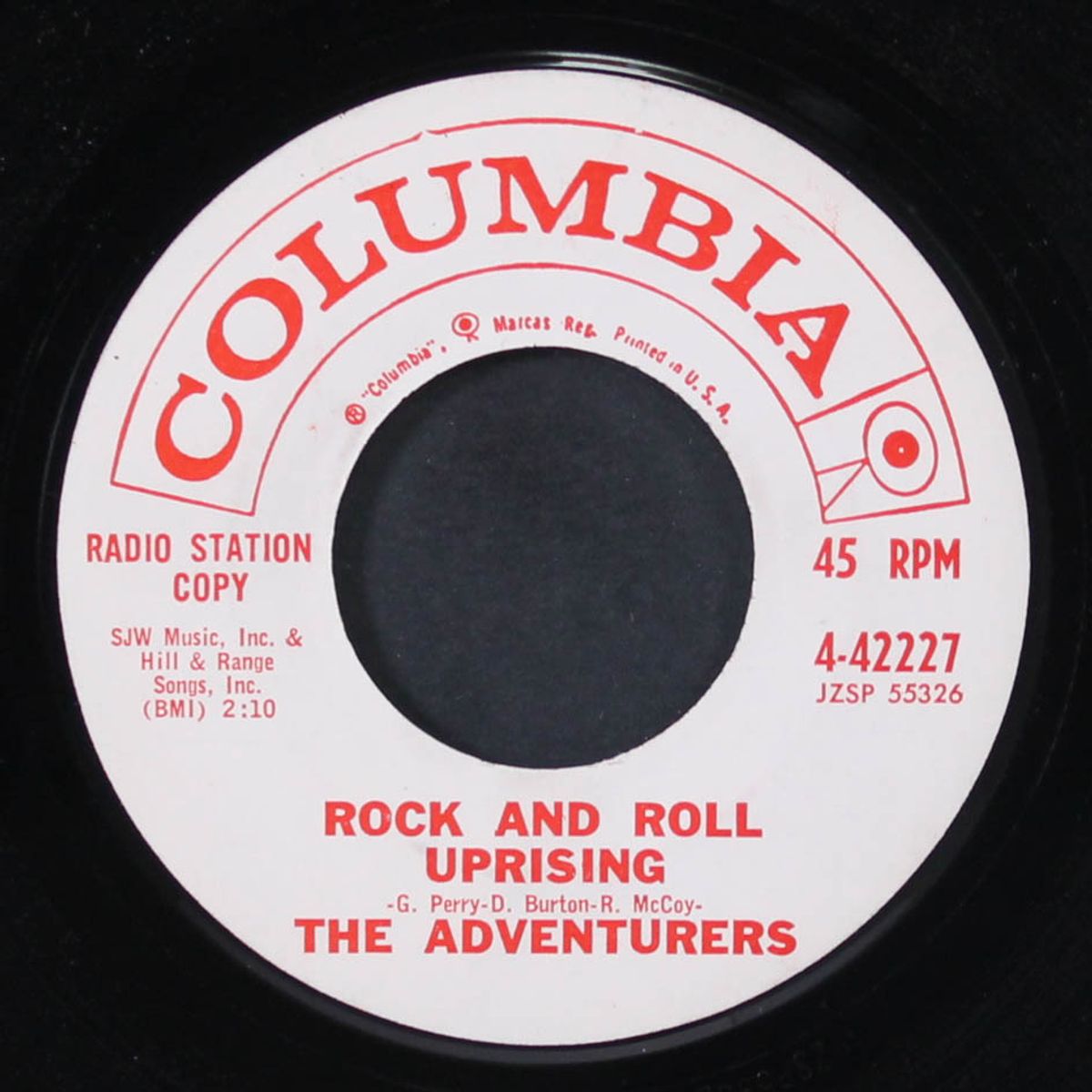 rock and roll uprising / my mama done tole me by ADVENTURERS
