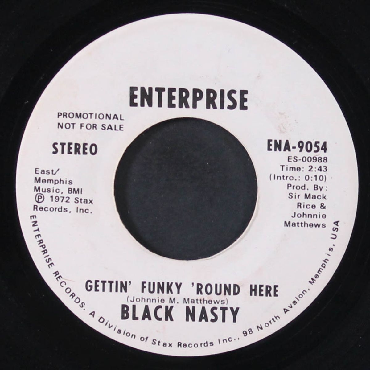 gettin' funky 'round here / same by BLACK NASTY