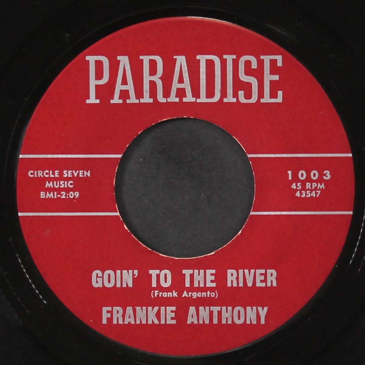 brenda / goin' to the river by FRANKIE ANTHONY