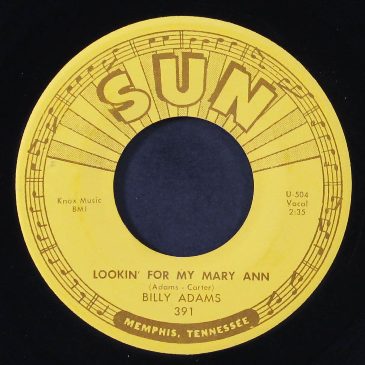 trouble in mind / lookin' for my marry ann by BILLY ADAMS