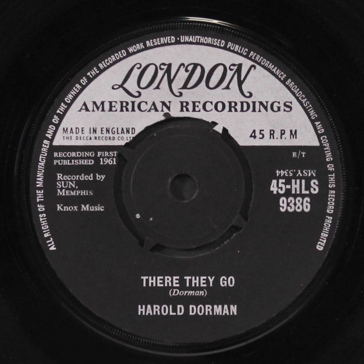 there they go / i'll stick by you by HAROLD DORMAN