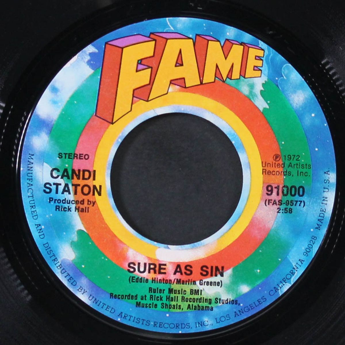 in the ghetto / sure as sin by CANDI STATON