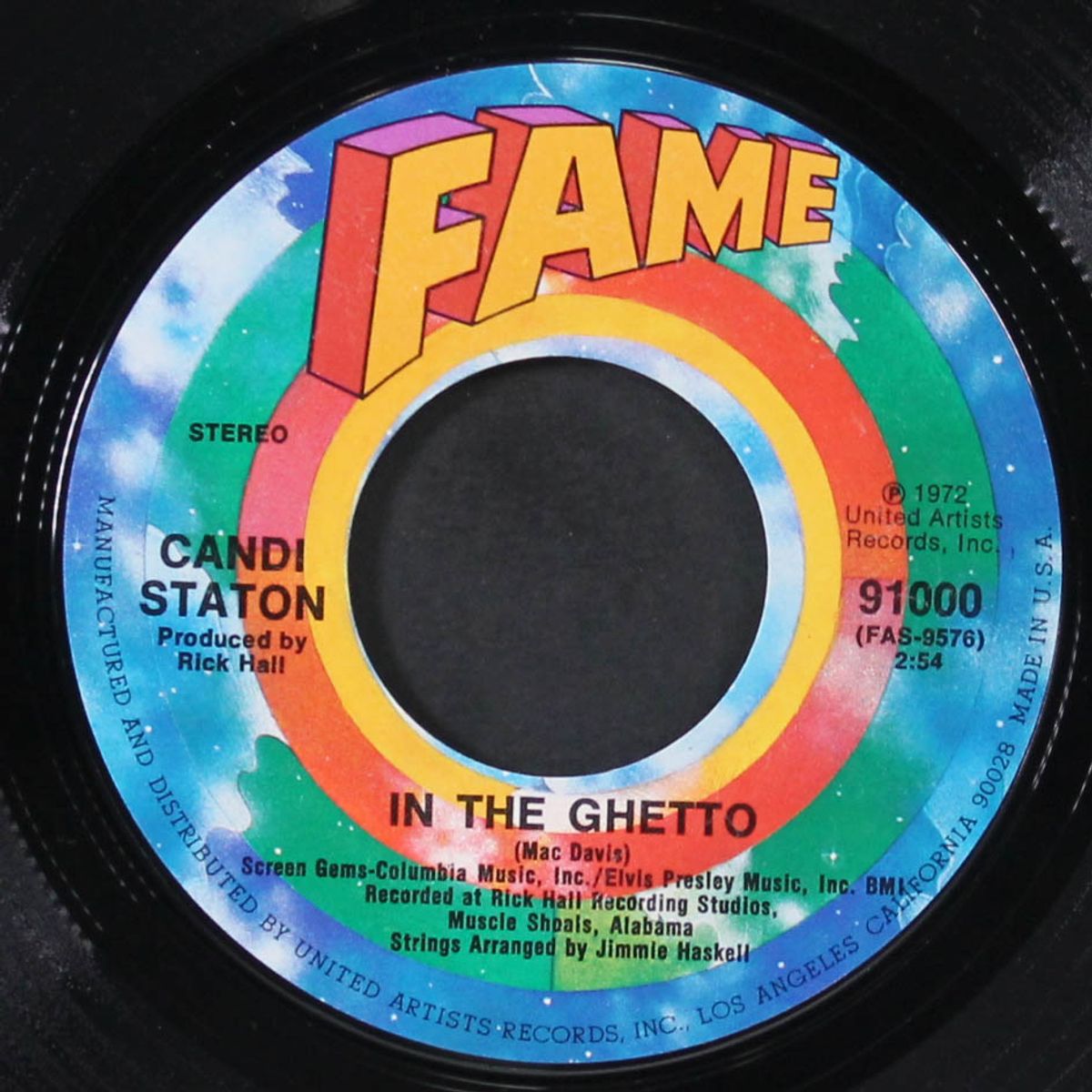 in the ghetto / sure as sin by CANDI STATON
