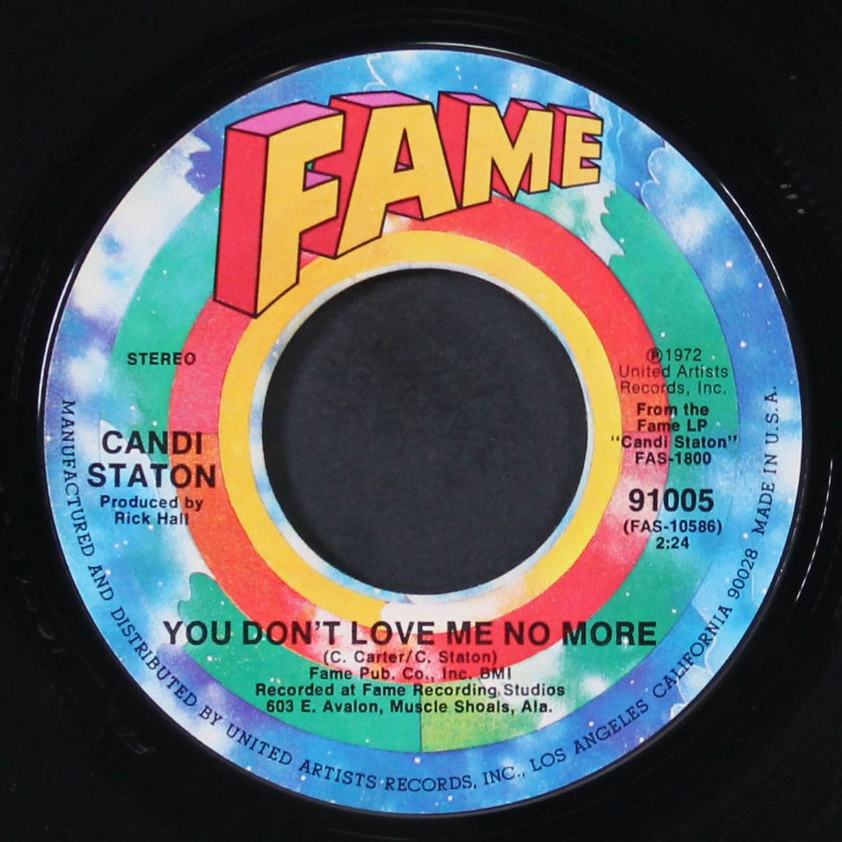 lovin' you, lovin' me / you don't love me no more by CANDI STATON