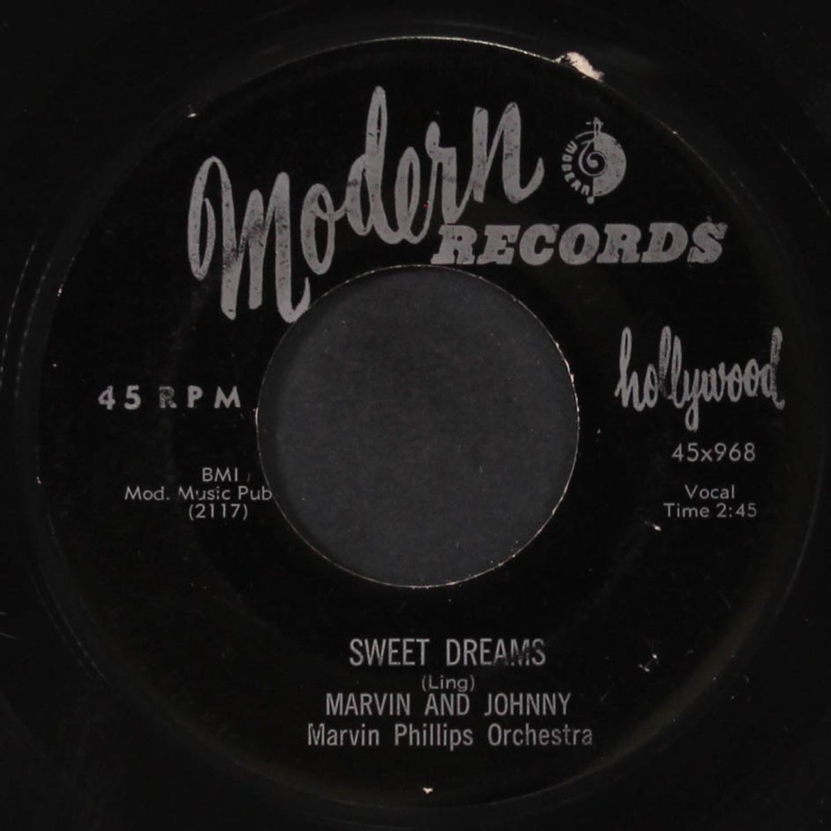 will you love me / sweet dreams by MARVIN & JOHNNY
