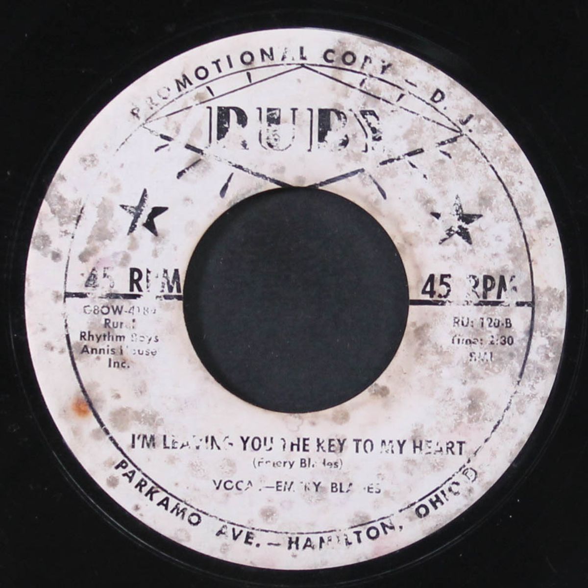 the rock and roll carpenter / i'm leaving you the key to my heart by EMERY BLADES