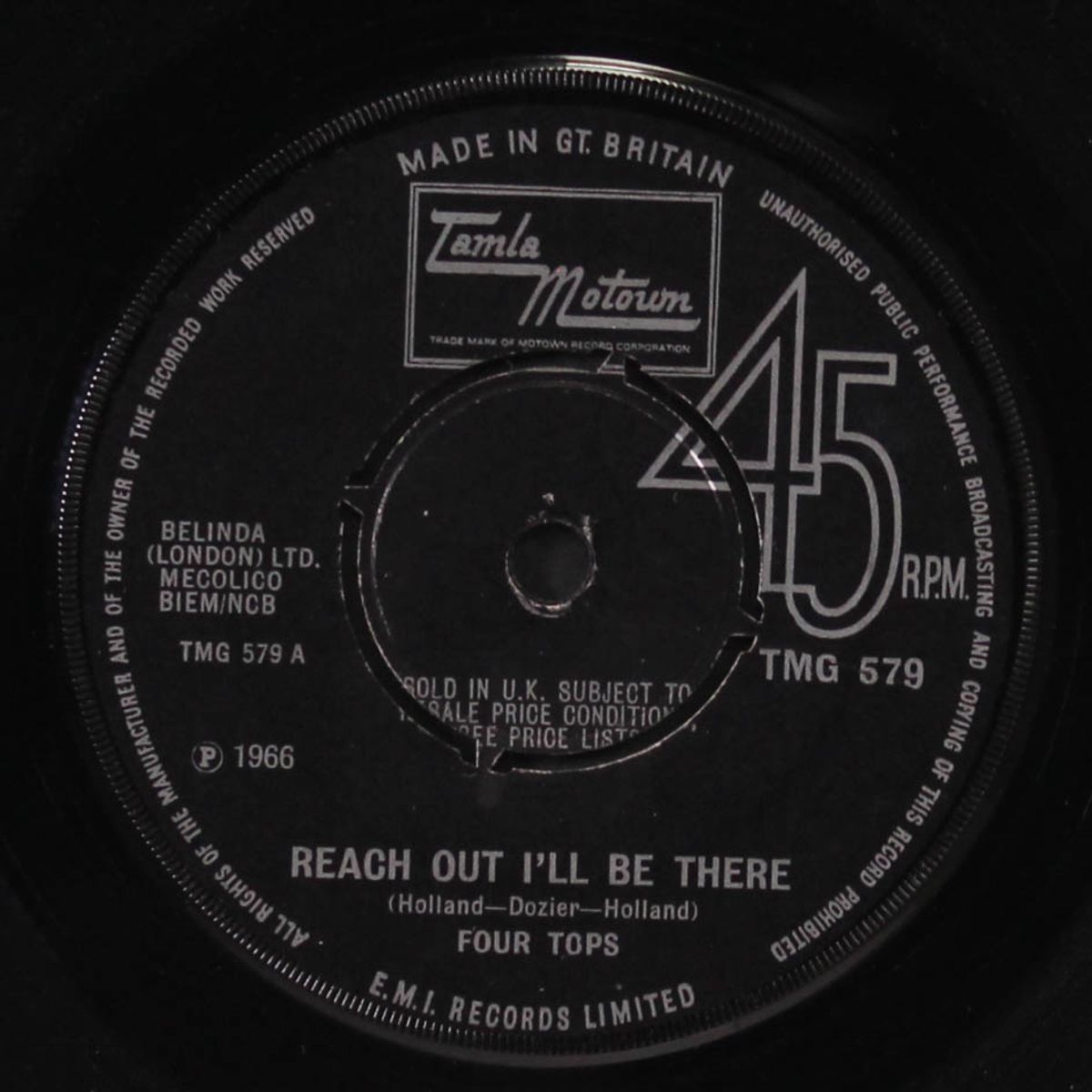 reach out i'll be there by FOUR TOPS
