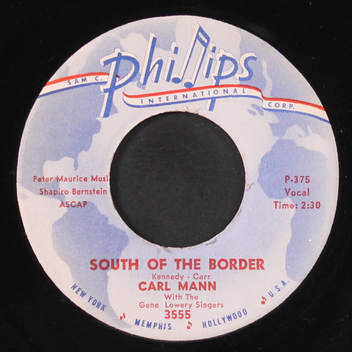 south of the border / i'm comin' home by CARL MANN