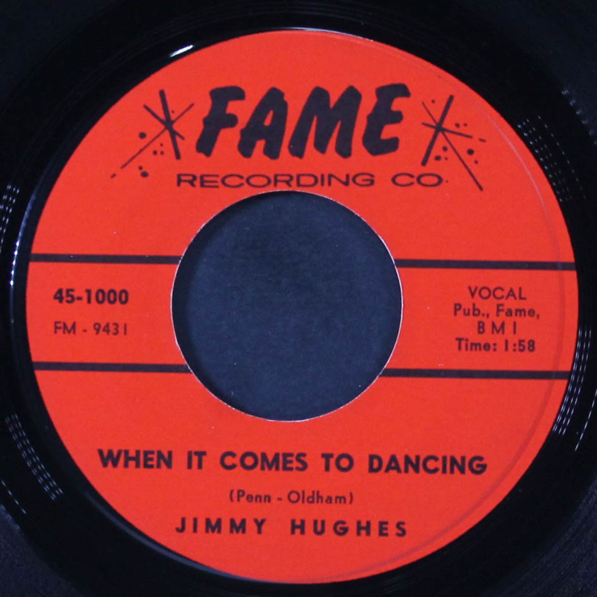 midnight affair / when it comes to dancing by JIMMY HUGHES
