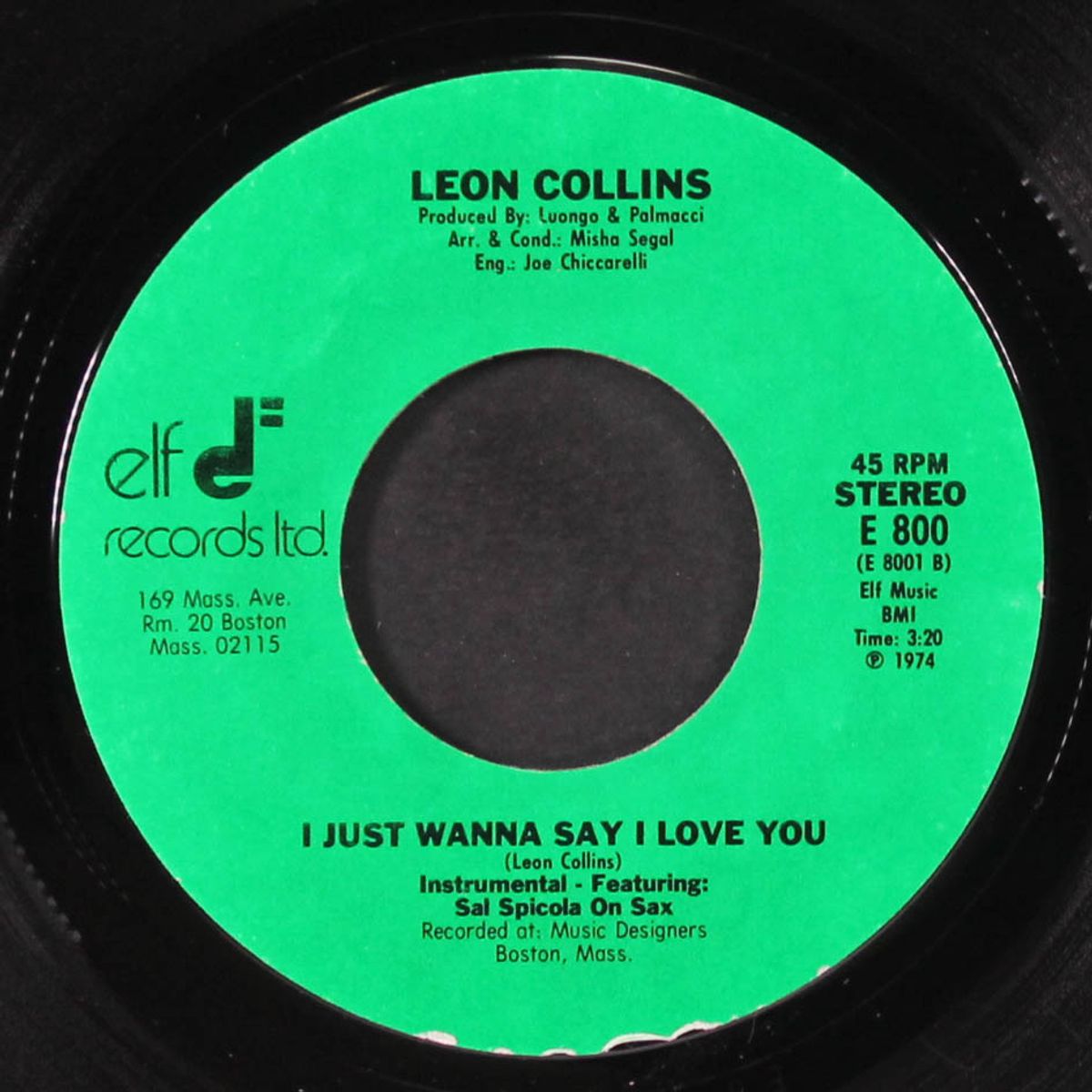 i just wanna say i love you / knowing i love you by LEON COLLINS