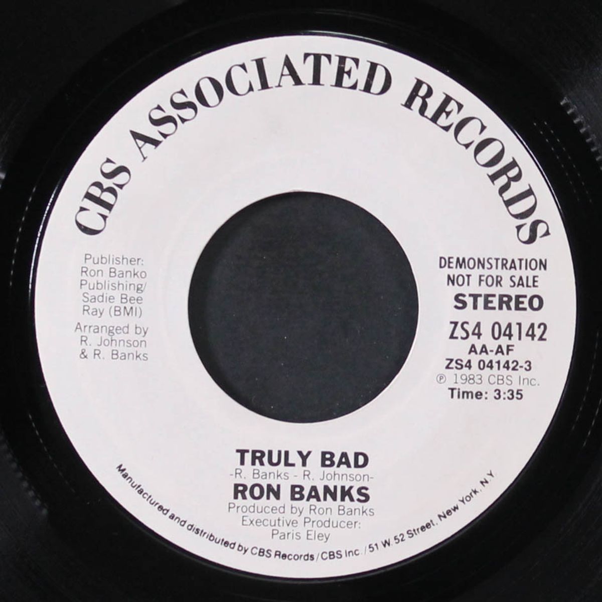 truly bad / same by RON BANKS