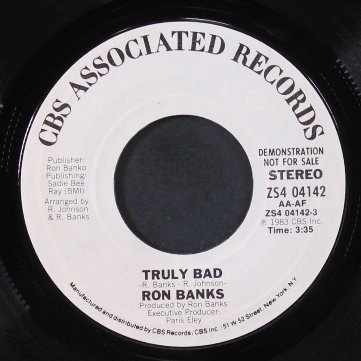 truly bad / same by RON BANKS