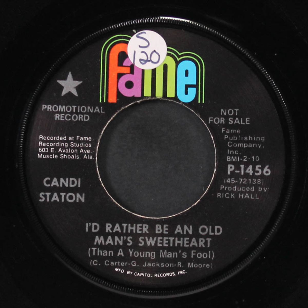 i'd rather be an old man's sweetheart / for you by CANDI STATON