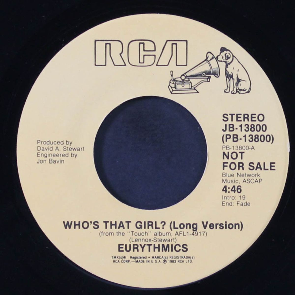 who's that girl / aqua by EURYTHMICS