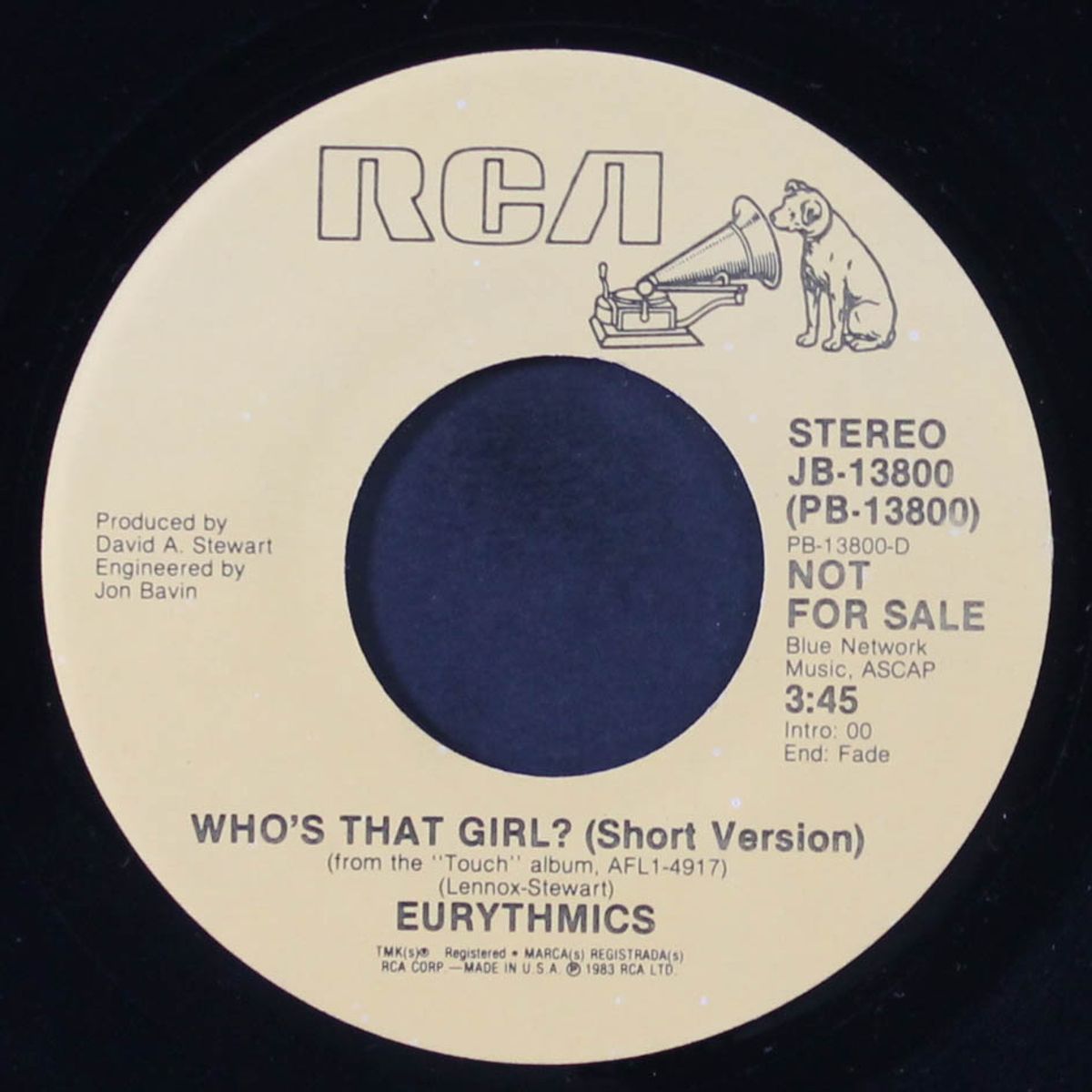 who's that girl / aqua by EURYTHMICS