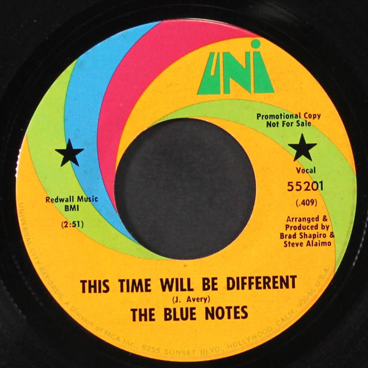 this time will be different / lucky me by BLUE NOTES